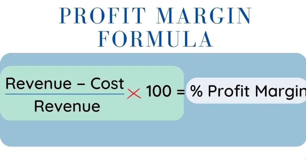 profit margin formula profit margin formula