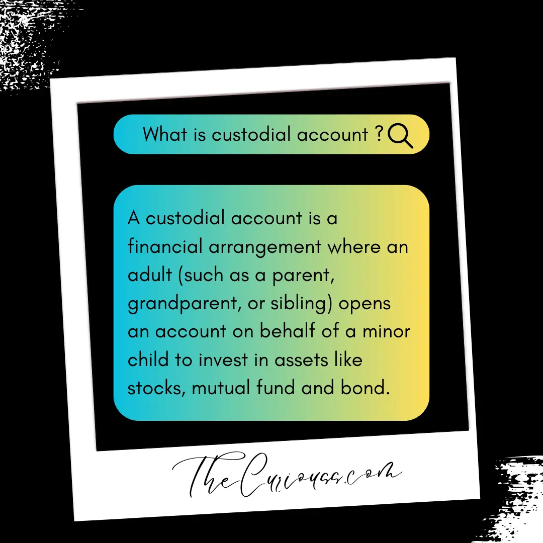 What is the custodial account?